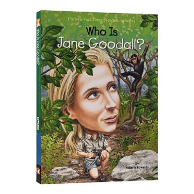 英文原版 Who Is Jane Goodall Who Was 谁是珍.古道尔 名人传记系列 英文版 进口英语原版书籍