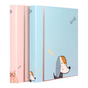 明星小卡卡片册奥特曼卡片册收集收藏册装卡片的册子收纳卡包卡槽活页文件夹外壳封面可换加内页9宫格收集册