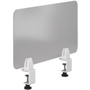 办公室桌子隔板屏风工位桌磨砂透明书桌边缘办公桌挡板隔断防掉落