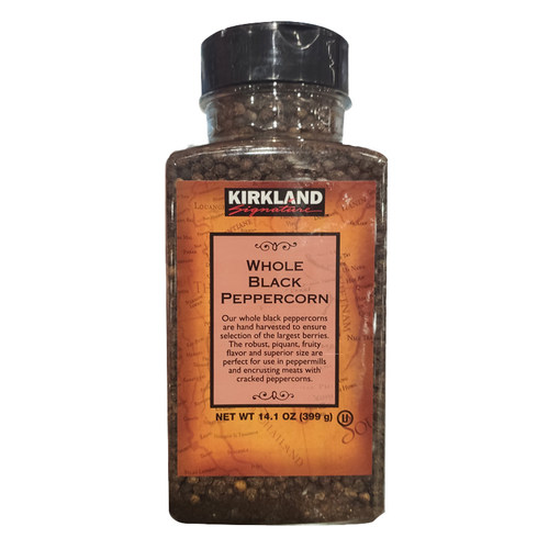 costco越南进口KIRKLAND科克兰黑胡椒粒大颗粒烧烤牛排调料400g