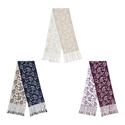 Palavas双面腰果花围巾男女同款