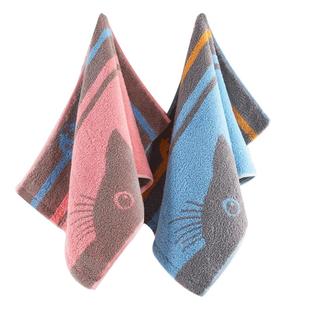 金号7a抗菌纯棉毛巾女洗脸家用卡通小号成人男女中巾吸水可爱全棉