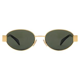 凯旋门同款墨镜女小红书爆款椭圆形法式复古老钱风防紫外线太阳镜