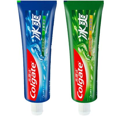 高露洁冰爽牙膏180g清新口气防蛀