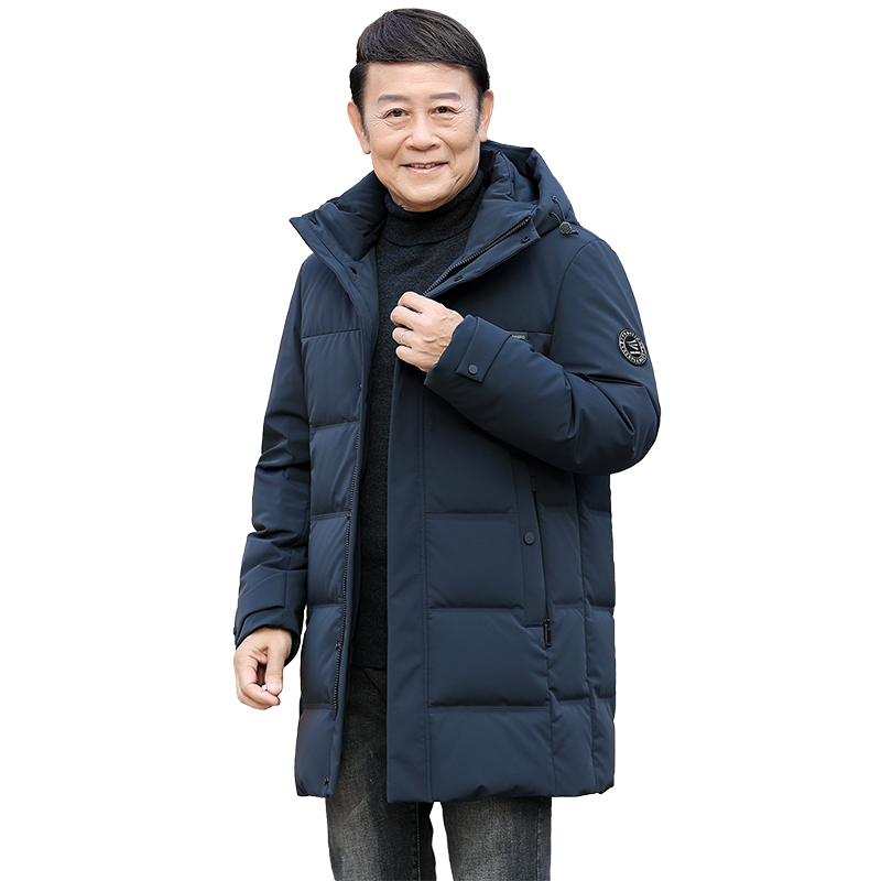 雅鹿爸爸羽绒服男冬季中老年外套
