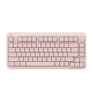 珂芝I75青春版 矮轴机械键盘无线三模蓝牙RGB轻薄办公铝合金边框