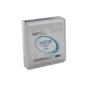 OOPSDAY卡册一宫格拍立得迷你相册四宫格高颜值小卡明信片贴纸活页卡片收纳册二宫格皮质磁吸镭射追星专辑册