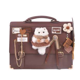 BELE双肩斜挎手提包女生新年生日礼物可爱包包潮玩卡通潮牌收纳包