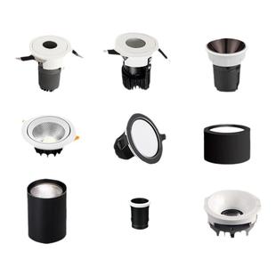 定制射灯简灯筒灯红外人体感应商用工程12V24V110V低压3500k2700k