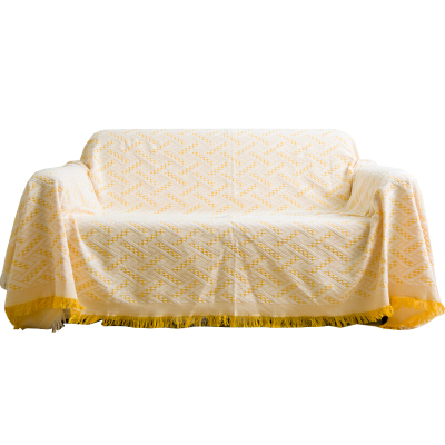 升级棉线沙发盖布多种功能易打理