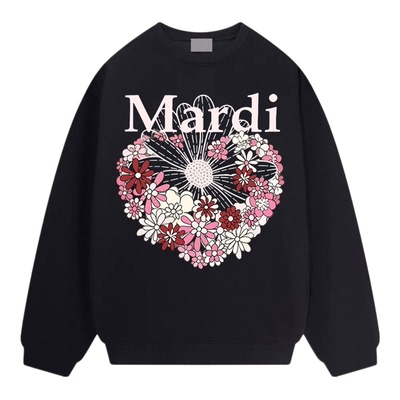 idceremMardi小雏菊花丛卫衣女