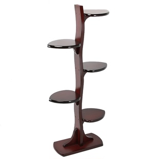 实木花架置物架阳台客厅落地室内装饰家用现代简约花架子中式高端