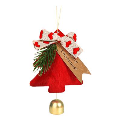 2025新款车载挂件圣诞挂饰铃铛