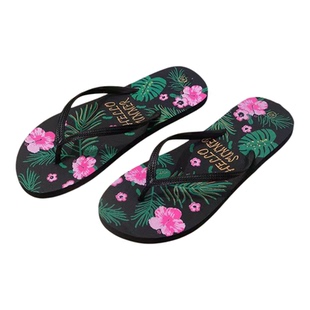 三亚海边涉水配裙子人字拖女士夏外穿PE拖鞋漂亮沙滩防滑橡胶防臭