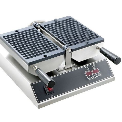 广州首飞商用电子酥脆华夫饼机不锈钢机身不粘锅条条酥饼干机