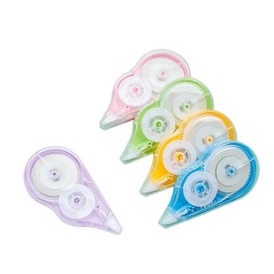 修正带炫彩款学生用实惠装顺滑高科技涂改带初中生专用改正带静音