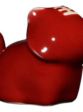 钧瓷布偶虎摆件生肖可爱窑变桌面装饰中式吉祥物五虎上将创意礼物