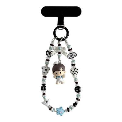 二次元正版泡泡玛特萌粒手机链