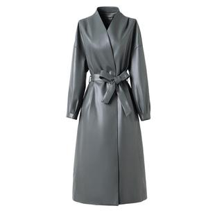 加棉加厚真皮皮衣女中长款秋冬新款绵羊皮风衣高级感时尚休闲外套