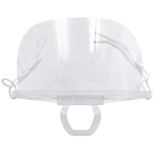 彩色透明口罩微笑防雾飞沫口水卫生酒店餐厅塑料食品厨房餐饮专用