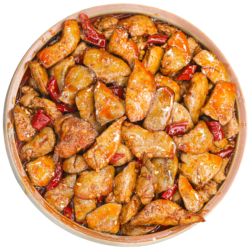 四川麻辣兔肝零食熟食追剧下酒特产小吃解馋夜宵卤味自贡即食冷吃