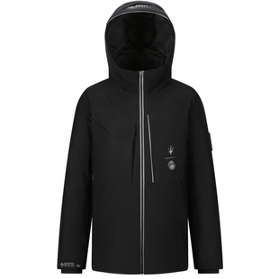 【鹅绒】波司登奥莱男士高端户外短款商务连帽厚羽绒服联名时尚