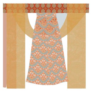 青泠谷原创唐制汉服复原套装女丽人行之繁华似锦唐风衫裙鱼鳞裙