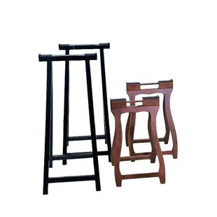 高档实木古筝架放置架子人字架敦煌款琴架立式演奏加高可折叠便携