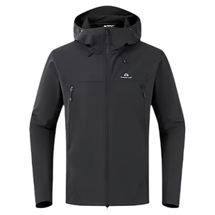 【海狮2.0春秋软壳衣】拓路者防风耐磨考杜拉连帽外套男徒步登山