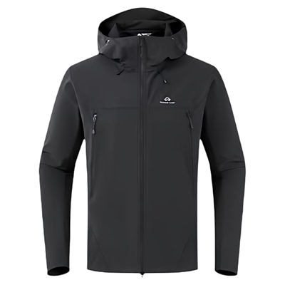 【海狮2.0春秋软壳衣】拓路者防风耐磨考杜拉连帽外套男徒步登山