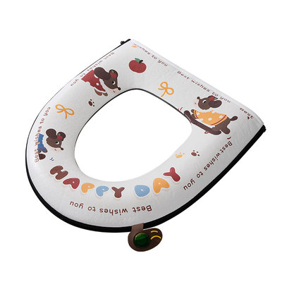 2026新款防水拉链款卡通马桶垫