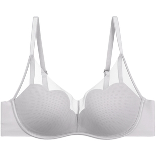 【风巢舒挺杯系列】安莉芳小胸聚拢无痕内衣透气无钢圈软支撑文胸