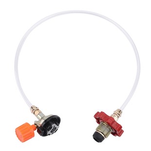 卡式气罐高山气罐充气阀液化气煤气钢瓶连接阀转换头充气管转接阀