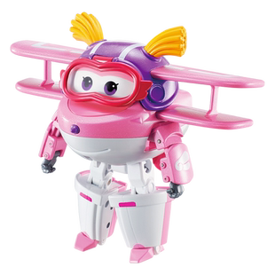 超级飞侠大变形飞侠酷雷贝警员露探长佩佩巧巧变形机器人儿童玩具