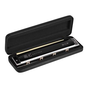 上海国光口琴24孔复音c调儿童口琴初学者入门小学生专用高级正品