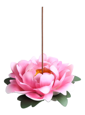 摆件牡丹花创意礼品手工香托盘