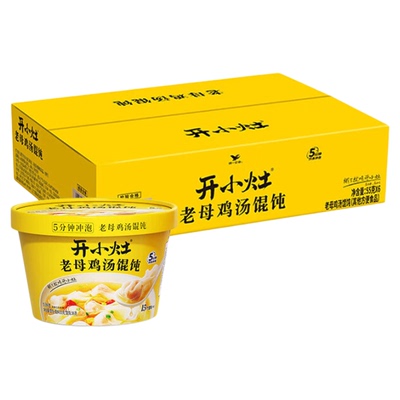 统一老母鸡汤紫菜虾米小馄饨