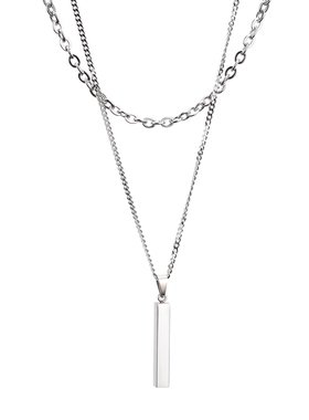 朱一龙同款项链简约双层毛衣链女百搭情侣锁骨链潮流原宿学生饰品