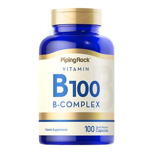 复合B族维生素胶囊100粒 上班族抗压缓解疲劳提升精力 减轻焦虑