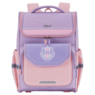 李佳琦推荐]卡拉羊小学生1-6年级大嘴书包5维减负男女抑菌双肩包