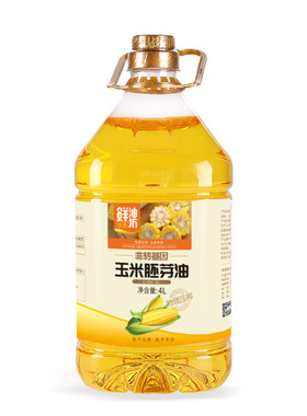 金胜鲜油坊非转玉米油4L家用桶装食用油