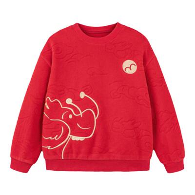 minibala男童女童长袖卫衣新年