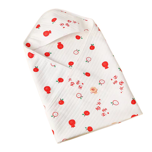 新生婴儿包被春夏薄款初生宝宝夏季产房外出包单四季纯棉a类抱被