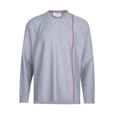 ThomBrowne条纹全棉长袖T恤男士
