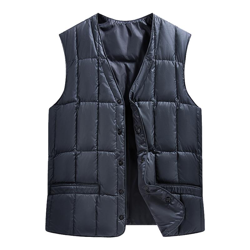 雅鹿2026冬季新款马甲羽绒服男款