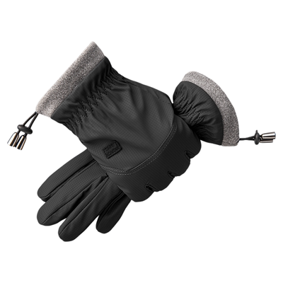 冬季骑行手套男加绒加厚摩托车保暖触屏防寒女骑车户外黑色防滑