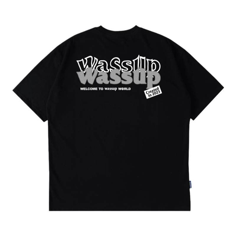 WASSUP美式潮牌重磅短袖T恤男夏