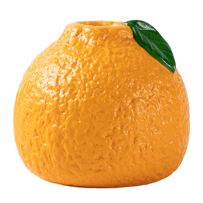 见山是山创意橘子陶瓷小花瓶