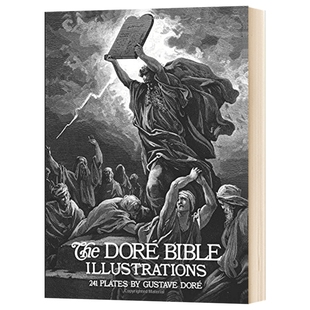 华研原版 多雷插画黑白版画 英文原版 The Doré Bible Illustrations 英文版进口原版英语艺术类书籍