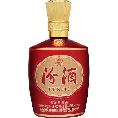 汾酒42度清香典雅白酒475ml